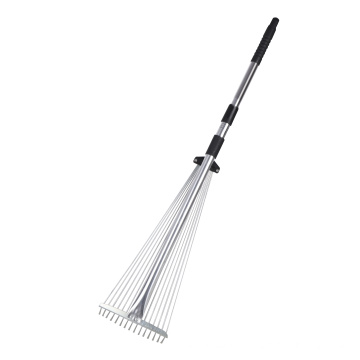 High quality aluminum telescopic garden rake with cheap price